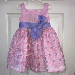 Bitty Baby by American Girl pink and purple dress size 4